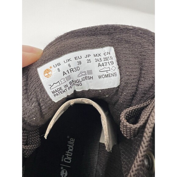 Timberland Women's Ellendale Hiker Boots TB0A1R3DD35 Size 8 Brown NEW w/o Box - Picture 11 of 12